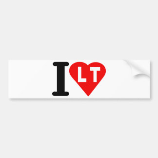 i_love_Lietuva.png Bumpersticker