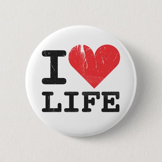 I Love Life Button (Voorkant)