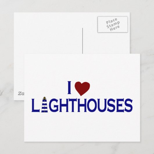I Love Lighthouders Briefkaart (Voorkant / Achterkant)