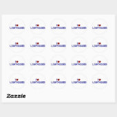 I Love Lighthouders Ronde Sticker (Vel)