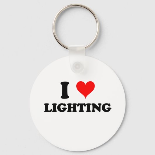 I Love Lighting Sleutelhanger (Voorkant)