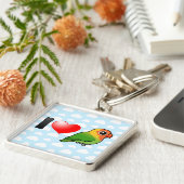 I Love Lilians Lovevogels Sleutelhanger (Zijkant)