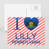 I Love Lilly, PA Briefkaart (Voorkant / Achterkant)