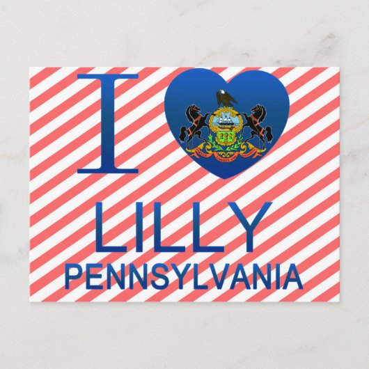 I Love Lilly, PA Briefkaart (Voorkant)