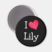 I Love Lily Magneet (Voorkant / Achterkant)