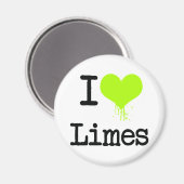 I Love Limes Magneet (Voorkant / Achterkant)