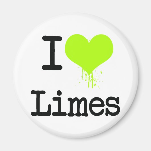 I Love Limes Magneet (Voorkant)