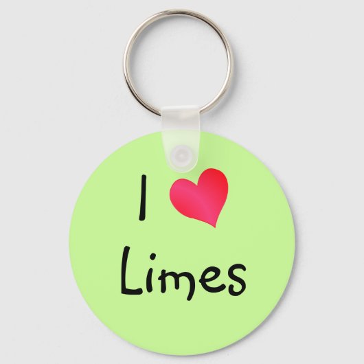 I Love Limes Sleutelhanger (Voorkant)