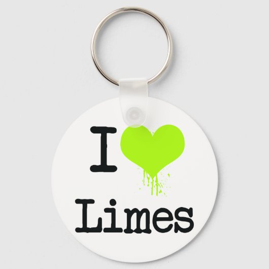 I Love Limes Sleutelhanger (Voorkant)