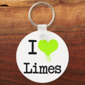 I Love Limes Sleutelhanger (Voorkant)