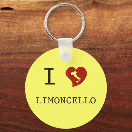 I Love Limoncello Sleutelhanger (Voorkant)