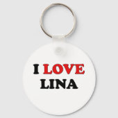I Love Lina Sleutelhanger (Voorkant)