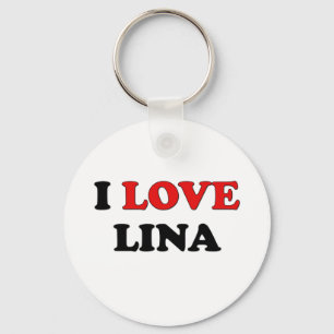 I Love Lina Sleutelhanger