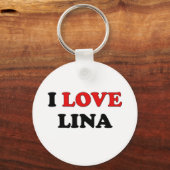 I Love Lina Sleutelhanger (Voorkant)