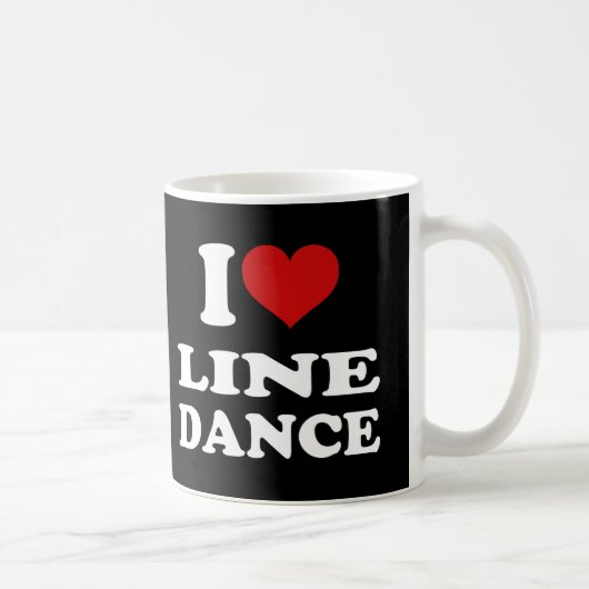 I Love Line Dance Koffiemok (Rechts)