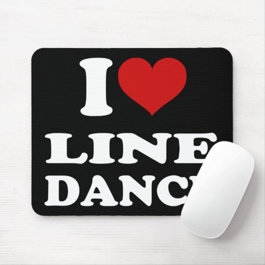 I Love Line Dance Muismat (Met muis)