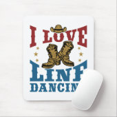 I Love Line Dancing Muismat (Met muis)