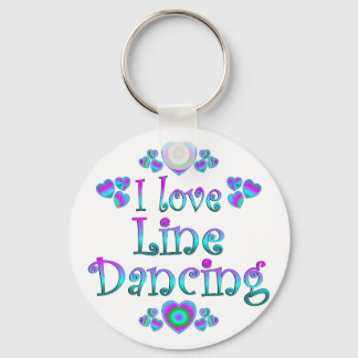 I Love Line Dancing Sleutelhanger