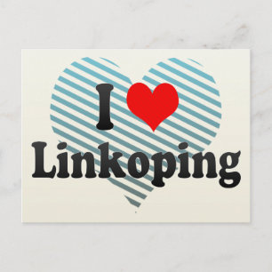 I Love Linkoping, Zweden Briefkaart
