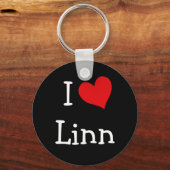 I Love Linn Sleutelhanger (Voorkant)