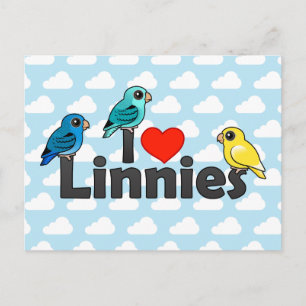 I Love Linnies Briefkaart