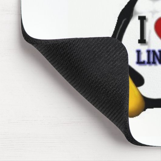 I Love Linux Muismat (Hoek)