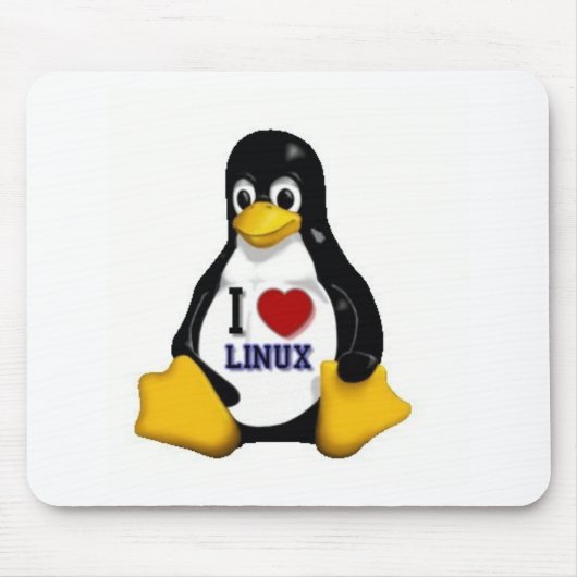 I Love Linux Muismat (Voorkant)