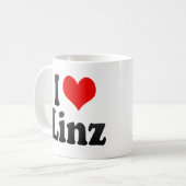 I Love Linz, Oostenrijk Koffiemok (Voorkant links)