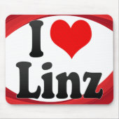 I Love Linz, Oostenrijk Muismat (Voorkant)