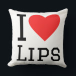 I love lips kussen<br><div class="desc">I love lips,  for face lovers</div>