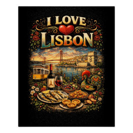 I Love Lisbon Perfect Poster