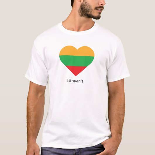 I Love Litouwen T-shirt (Voorkant)