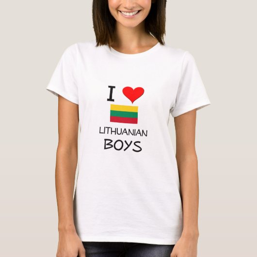 I Love Litouws Boys T-shirt (Voorkant)