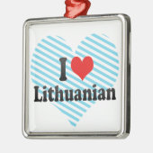 I Love Litouws Metalen Ornament (Links)