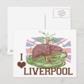 I Love Liverpool Humor Briefkaart (Voorkant / Achterkant)