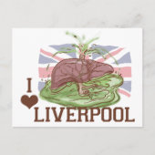 I Love Liverpool Humor Briefkaart (Voorkant)