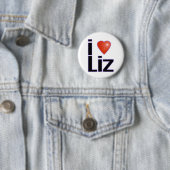 i love Liz Ronde Button 5,7 Cm (In situ)