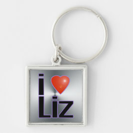 i love Liz Sleutelhanger
