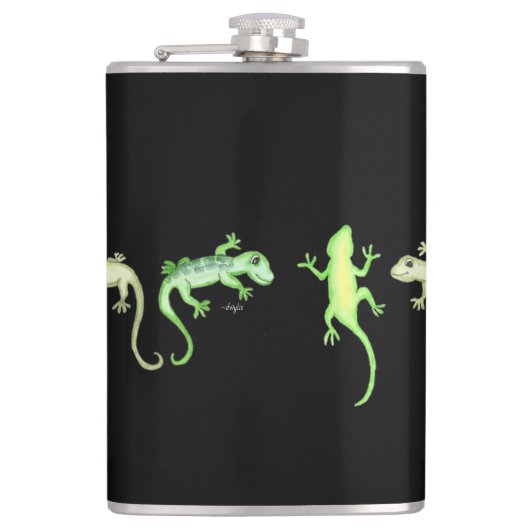 I Love Lizards Heupfles (Voorkant)