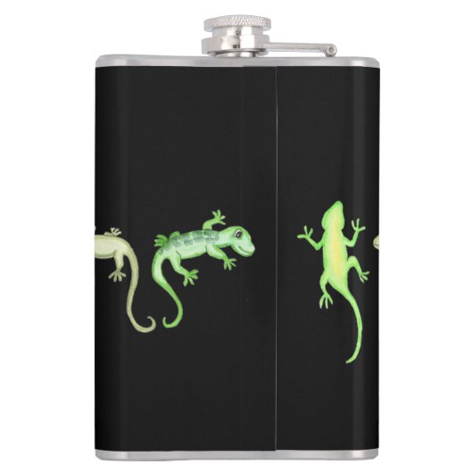 I Love Lizards Heupfles (Achterkant)