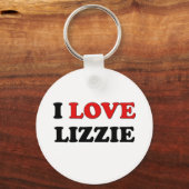 I Love Lizzie Sleutelhanger (Voorkant)