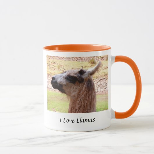 I Love Llamas Mok (Rechts)