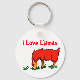 I Love Llamas Sleutelhanger