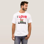 I Love Llamas T-shirt (Voorkant volledig)