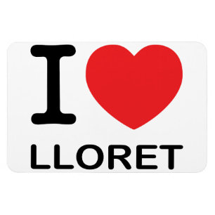 I Love Lloret - Flexible Magnet Magneet