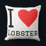 I love lobster kussen<br><div class="desc">I love lobster ,  for animal kingdom lovers</div>
