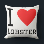 I love lobster kussen<br><div class="desc">I love lobster ,  for animal kingdom lovers</div>