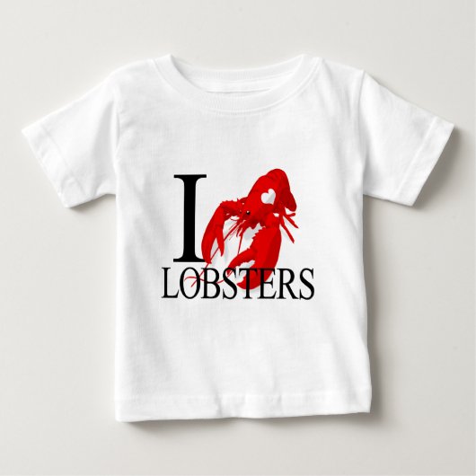 I Love Lobsters Baby's (Voorkant)
