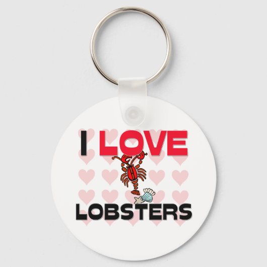 I Love Lobsters Sleutelhanger (Voorkant)