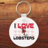 I Love Lobsters Sleutelhanger (Voorkant)